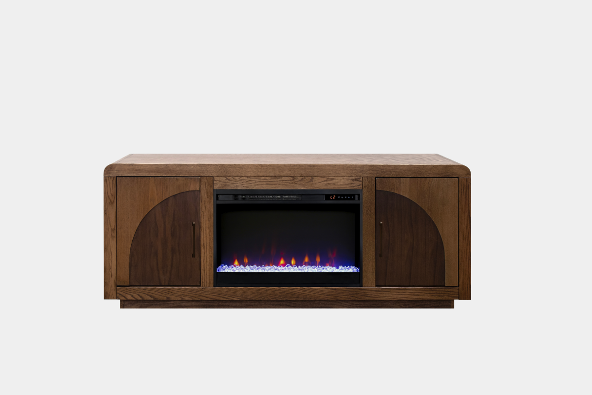 631854904:Eclipse Fireplace Console, Front