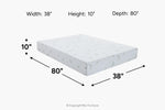 393569842:Egohome Green 10 Inch Mattress,