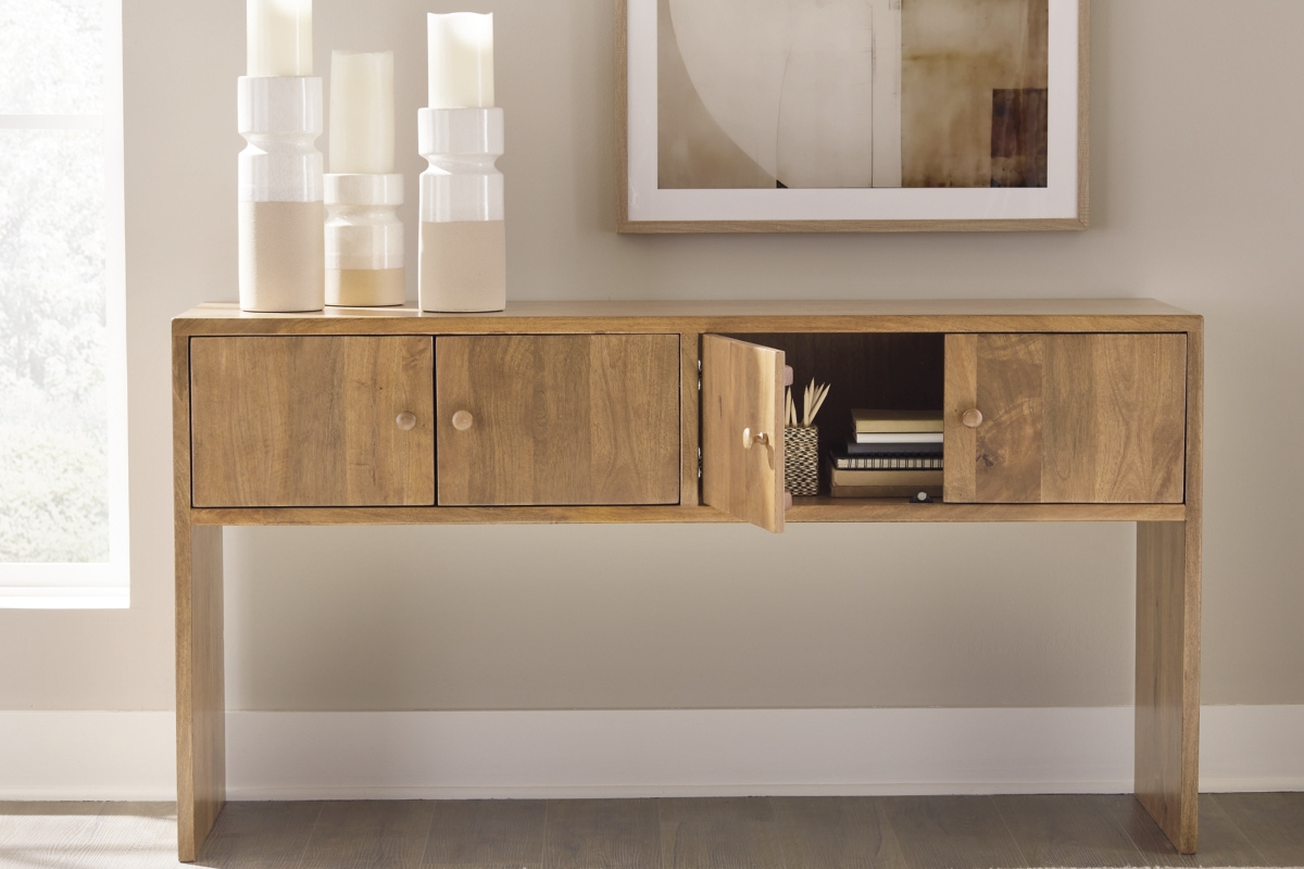 316263383:Ella Grove Sofa Table, Styled