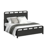 EMBER0007:Emberly Panel Bed & Dresser & , Angled