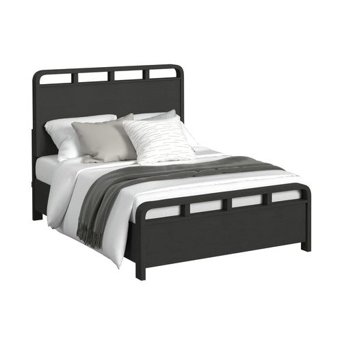 EMBER0001:Emberly Panel Bed, Angled