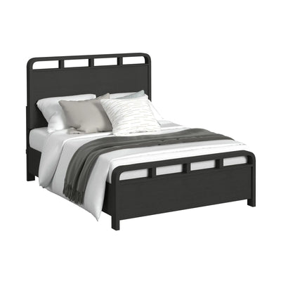 EMBER0003:Emberly Panel Bed & Dresser & , Angled