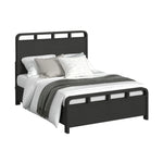EMBER0004:Emberly Panel Bed & Dresser & , Angled