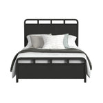 EMBER0012:Emberly Panel Bed, Front