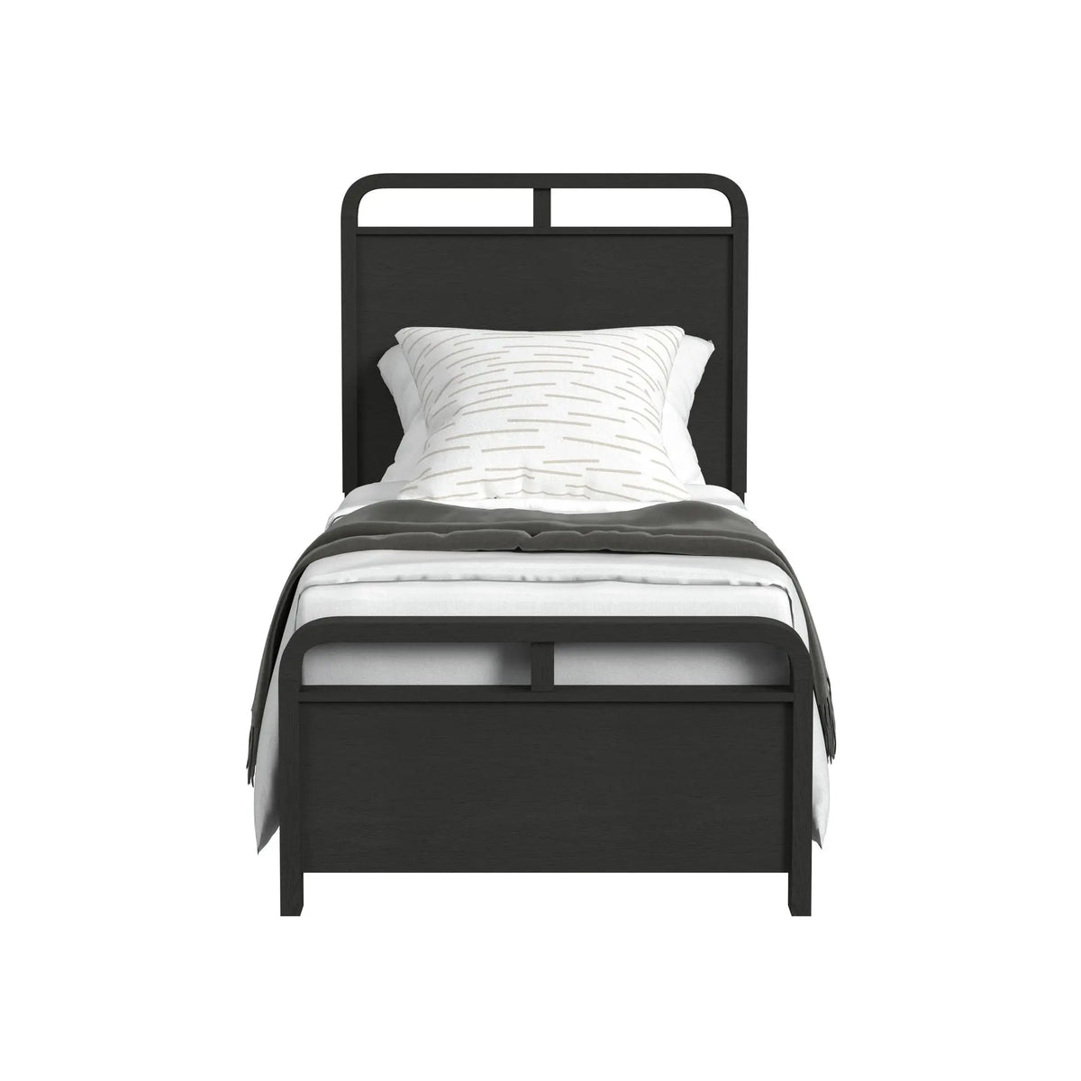 EMBER0016:Emberly Panel Bed & Dresser & , Front