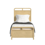 EMBER0114:Emberly Panel Bed, Front