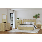 EMBER0109:Emberly Panel Bed & Dresser & , Styled
