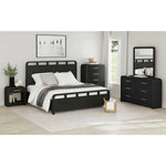 EMBER0001:Emberly Panel Bed, Styled