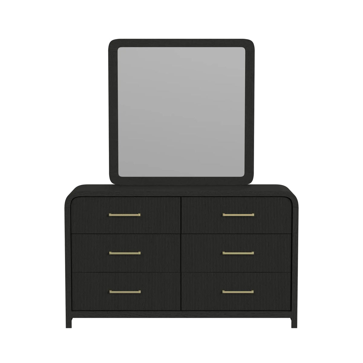 EMBER0013:Emberly Panel Bed & Dresser & , Front