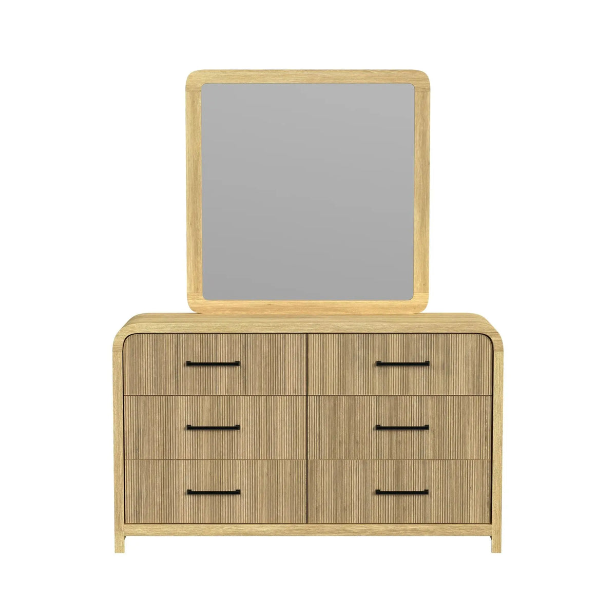 EMBER0109:Emberly Panel Bed & Dresser & , Front
