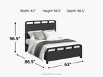 EMBER0001:Emberly Panel Bed,