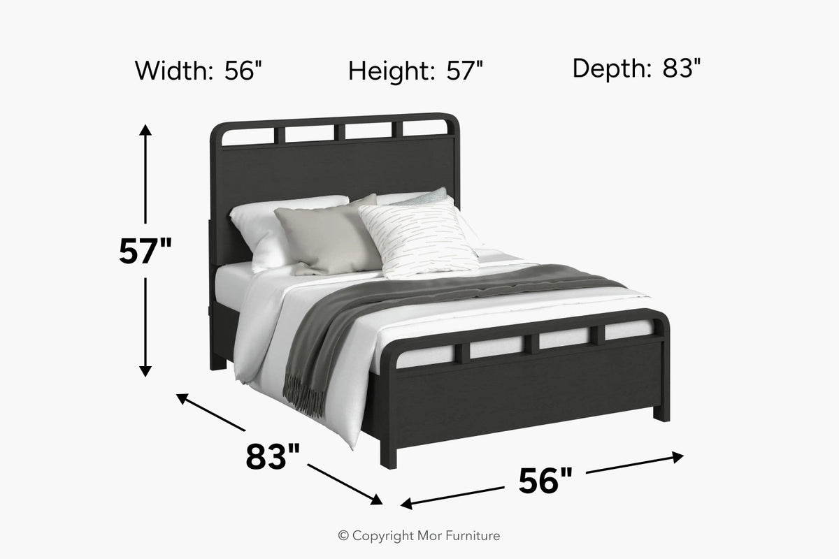 EMBER0010:Emberly Panel Bed,