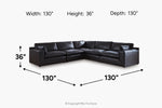 EMILY0004:Emillia 5 Piece Sectional,