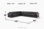 EMILY0005:Emillia 6 Piece Sectional,