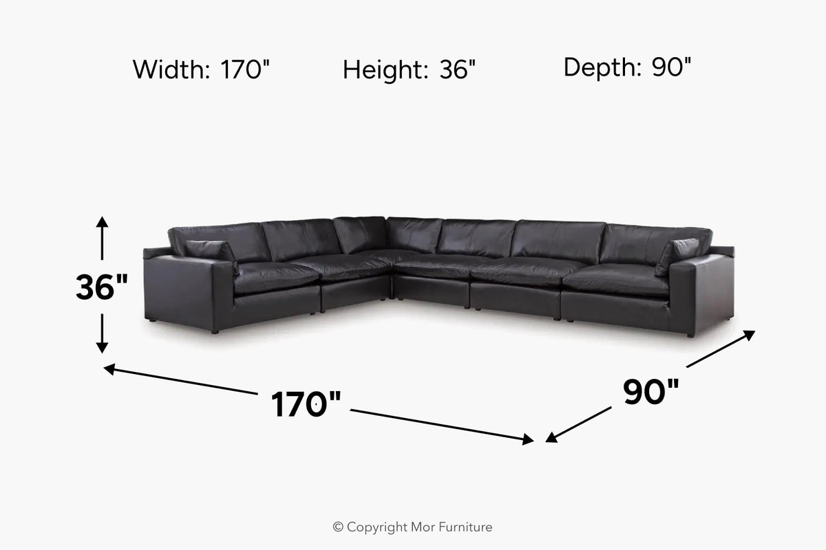 EMILY0005:Emillia 6 Piece Sectional,