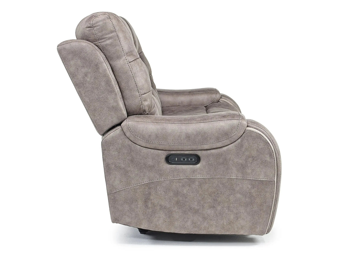 613334536:Estilo 2 Power Sofa in Gray, Image 4
