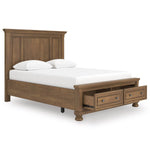 FEDDIN016:Feddinger Panel Bed With Stora, Open