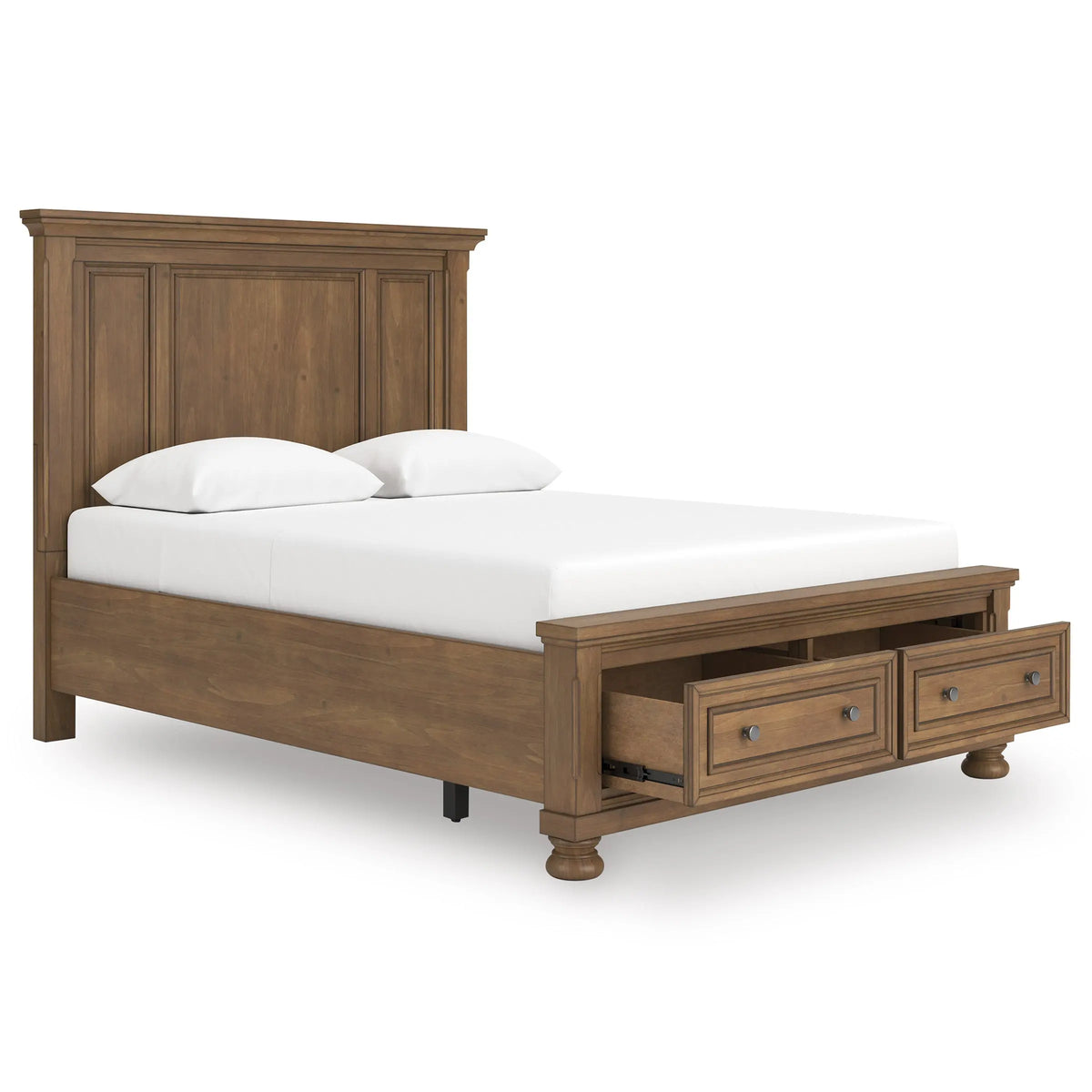 FEDDIN022:Feddinger Panel Bed With Stora, Open