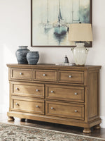 FEDDIN009:Feddinger Panel Bed & Dresser , Styled