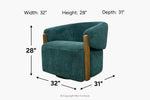 668433366:Finley Swivel Chair,