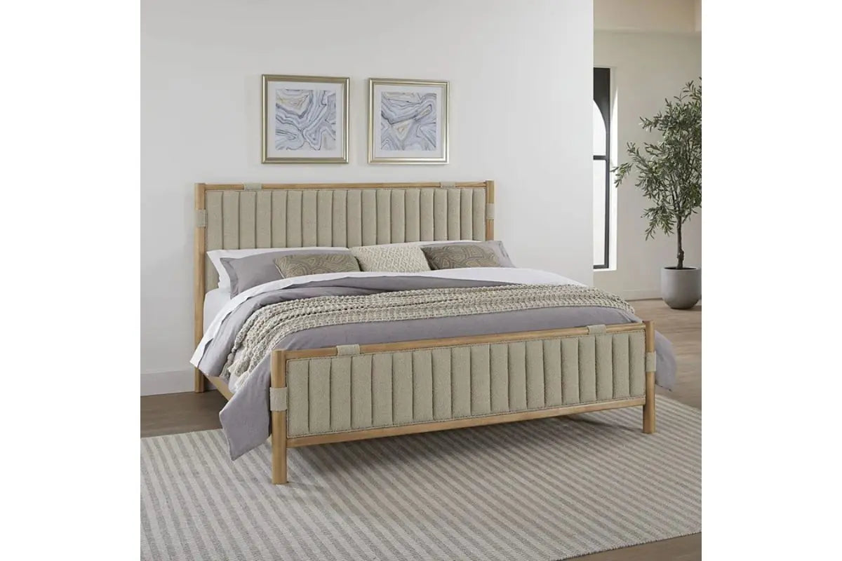 FURANO025:Furano Upholstered Panel Bed, Styled