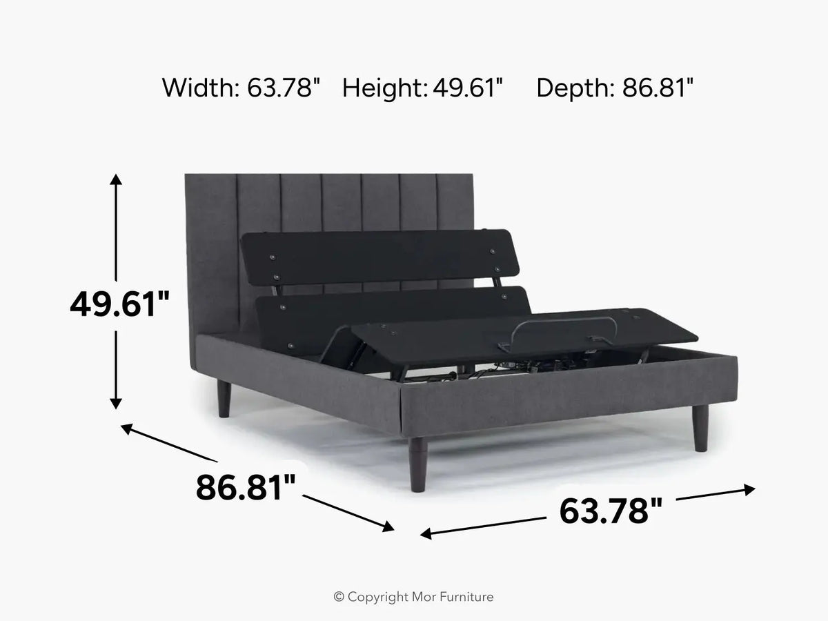 GAVIN4211:Gavin Adjustable Foundation Bed,