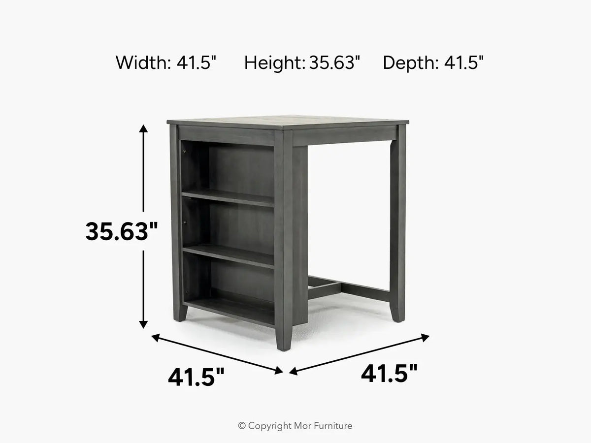 962754259:Gia Kitchen Island With 2 Stools,
