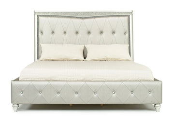 107068091:Glendale Panel Bed in Platinum, Queen, Image 2