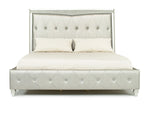 534170308:Glendale Panel Bed in Platinum, California King, Image 2