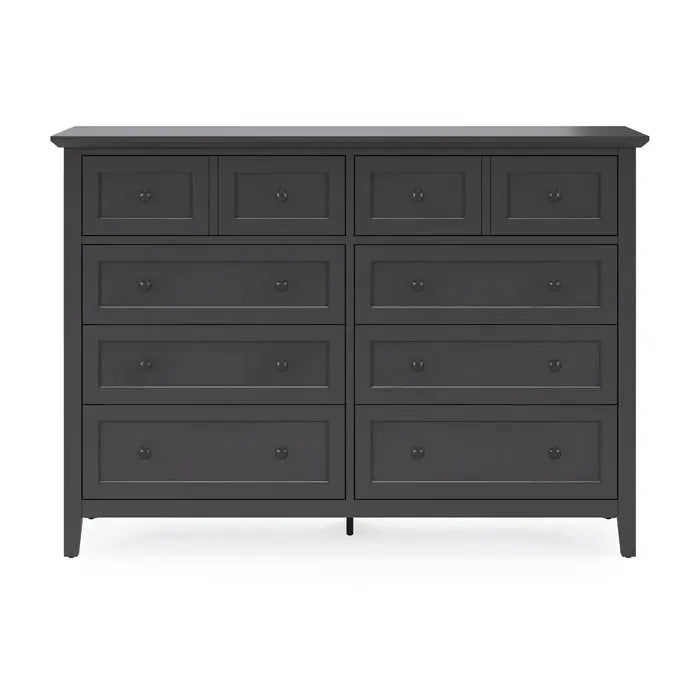 GRACE0077:Grace Panel Bed & Dresser & Mi, Front
