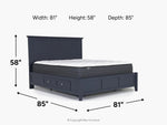 GRACE0039:Grace Storage Bed,
