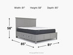 GRACE0063:Grace Storage Bed,