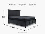 GRACE0087:Grace Storage Bed,