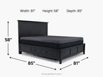 GRACE0090:Grace Storage Bed,