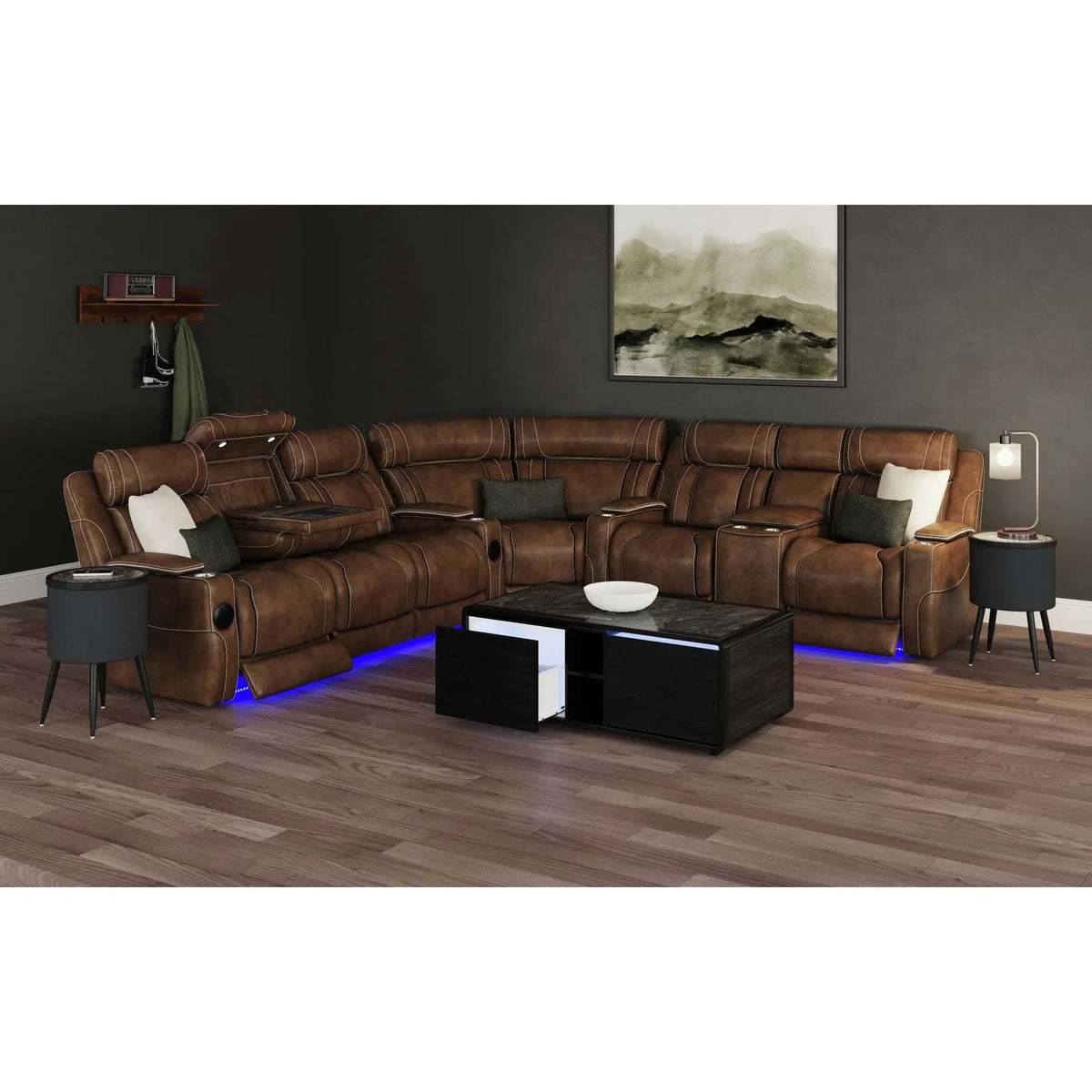 393698516:Halo End Table, Styled