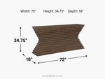 099235391:Hannadream Sofa Table,