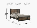 HARLINGT0:Harlington Panel Bed,