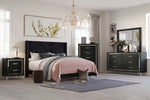 HUXLEY006:Huxley Panel Bed, Styled