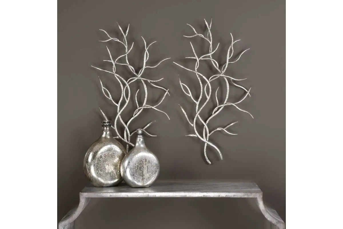 235871978:Iron Leaf Wall Art, Styled