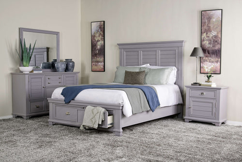 JAMES0007:Jamestown Storage Bed & Dresse,
