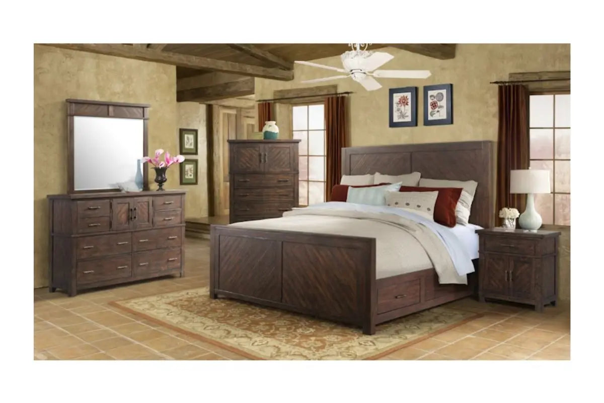 JAX000001:Jax Storage Bed & Dresser & Mi, Styled