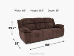 629158851:Jayne Reclining Sofa,