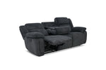 JAYNE0001:Jayne Reclining Sofa & Console, Angled ReclinedAngle