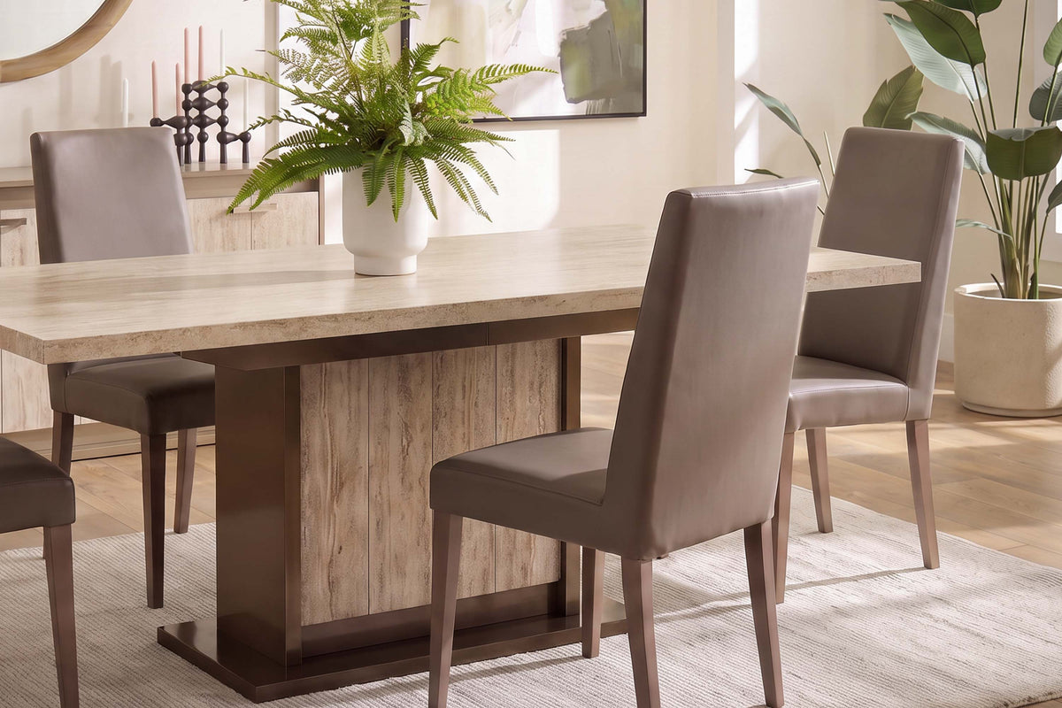 JOECOST02:Jo Dining Table & 4 Chairs, Styled