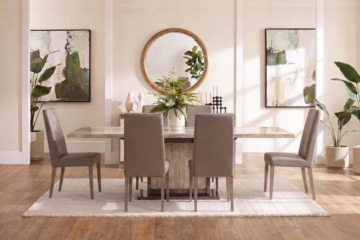 JOECOST05:Jo Dining Table & 4 Chairs, Styled