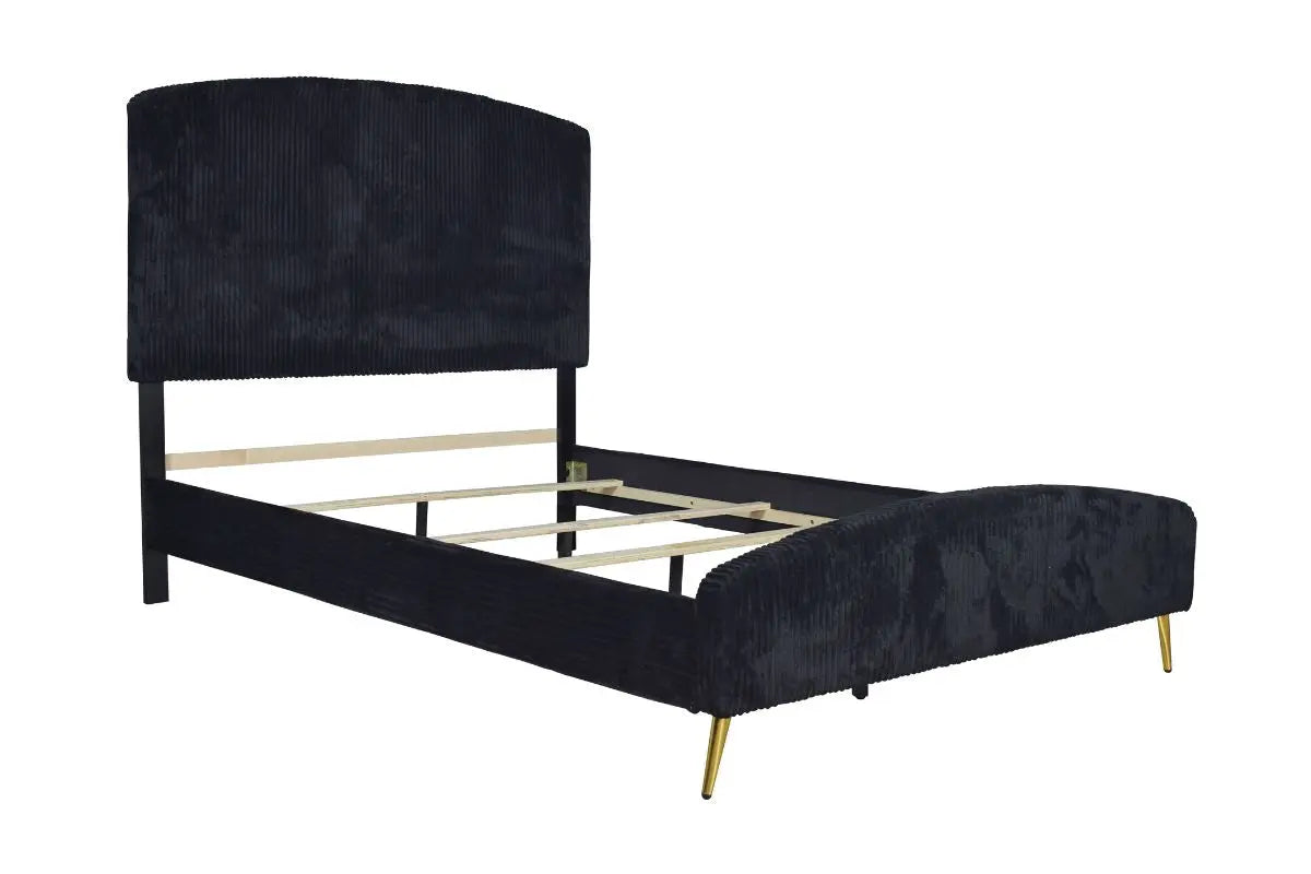 KAILANI02:Kailani Upholstered Panel Bed, AngledAngle