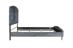 KAILANI14:Kailani Upholstered Panel Bed, Side