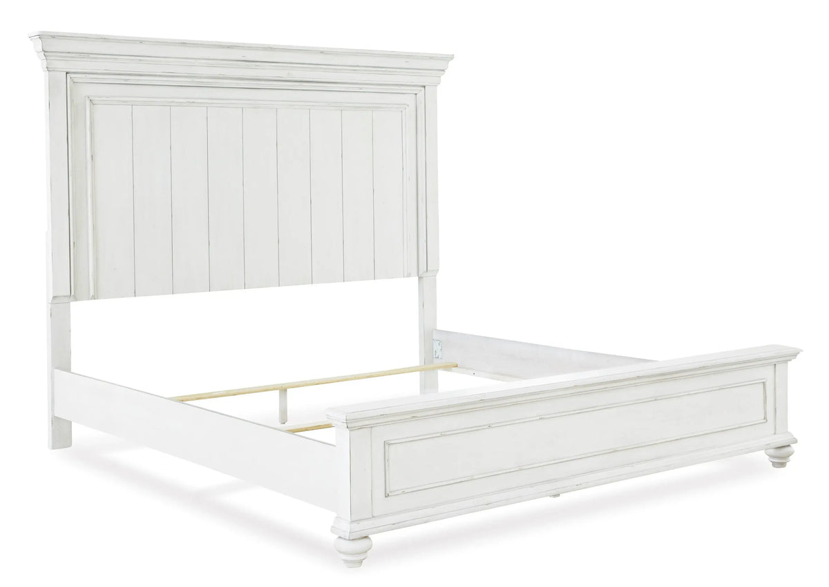 KANWYN001:Kanwyn Panel Bed, AngledAngle