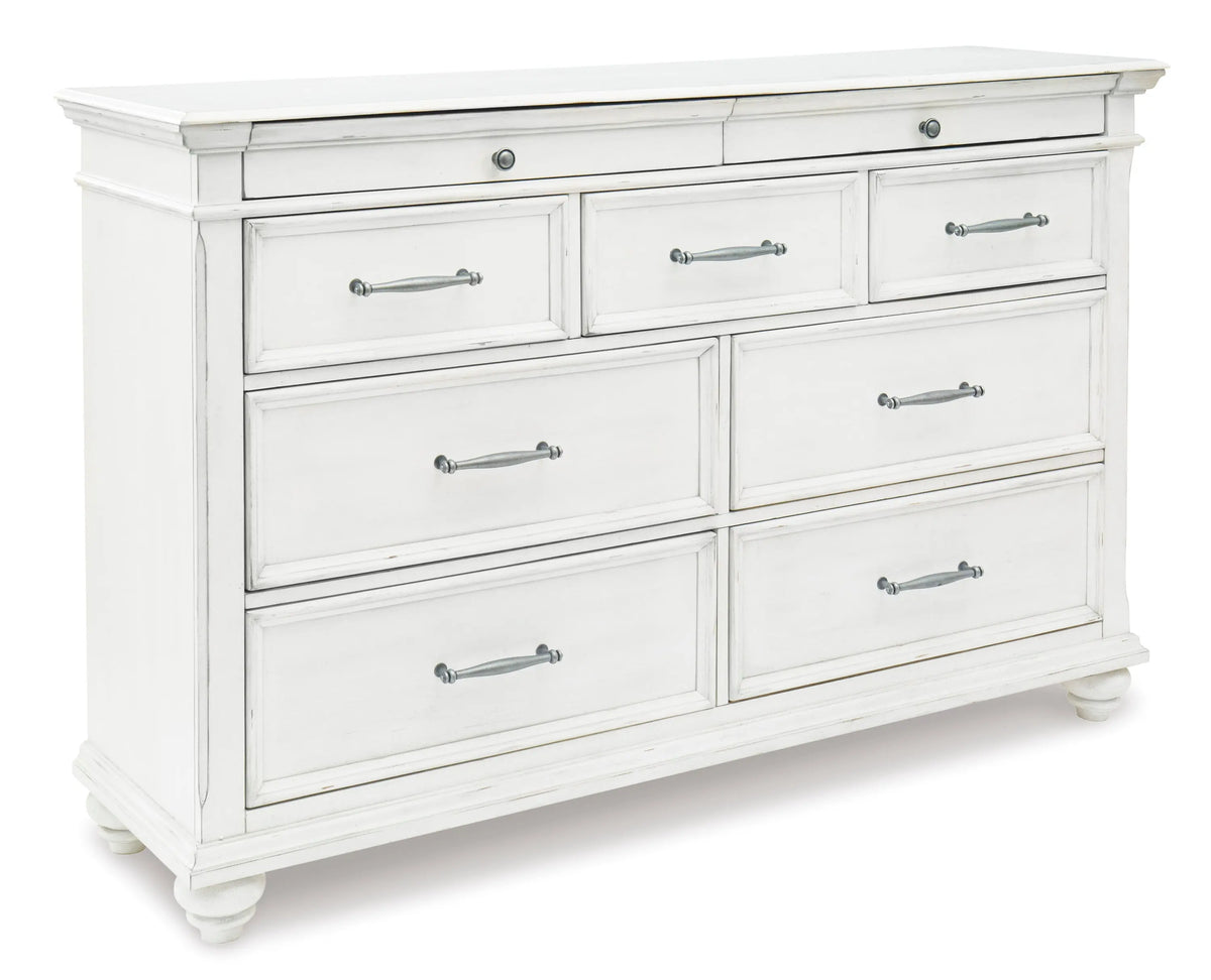 KANWYN039:Kanwyn Upholstered Panel Bed &, AngledAngle