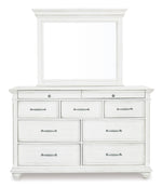 KANWYN033:Kanwyn Upholstered Panel Bed &, Front